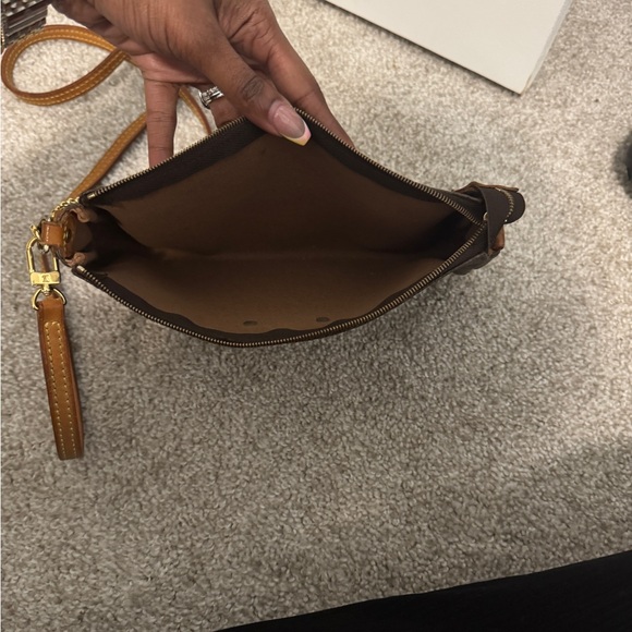Louis Vuitton Dark Brown Monogram Wristlet - Picture 6 of 8